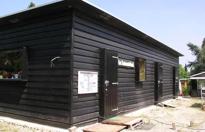 houten gebouw