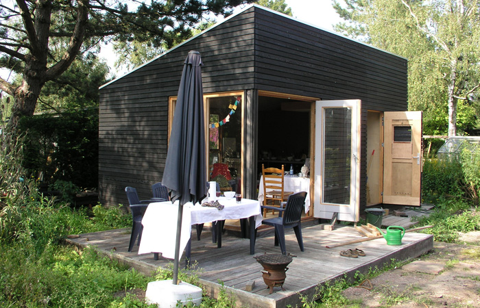 houten tuinhuis